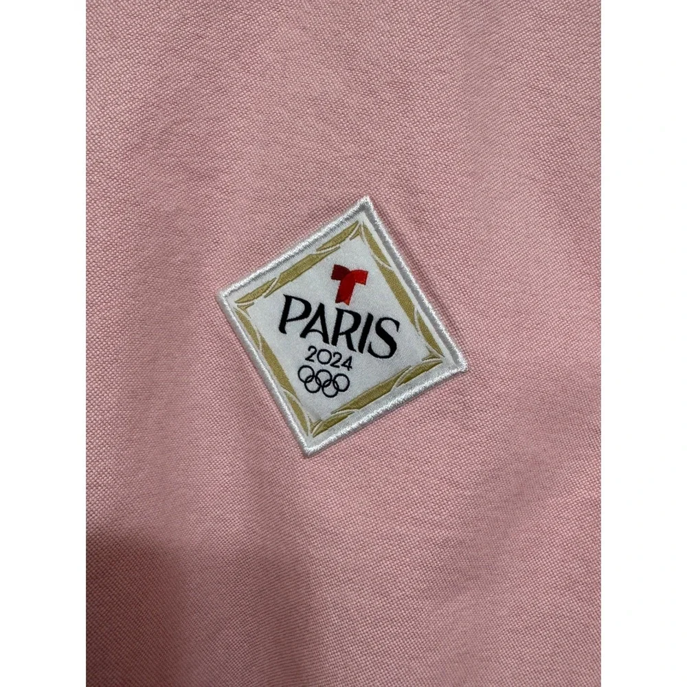 Polo Ralph Lauren Paris Olympics Oxford Shirt Mens Small Pink